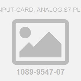 Input-Card: Analog S7 Plc